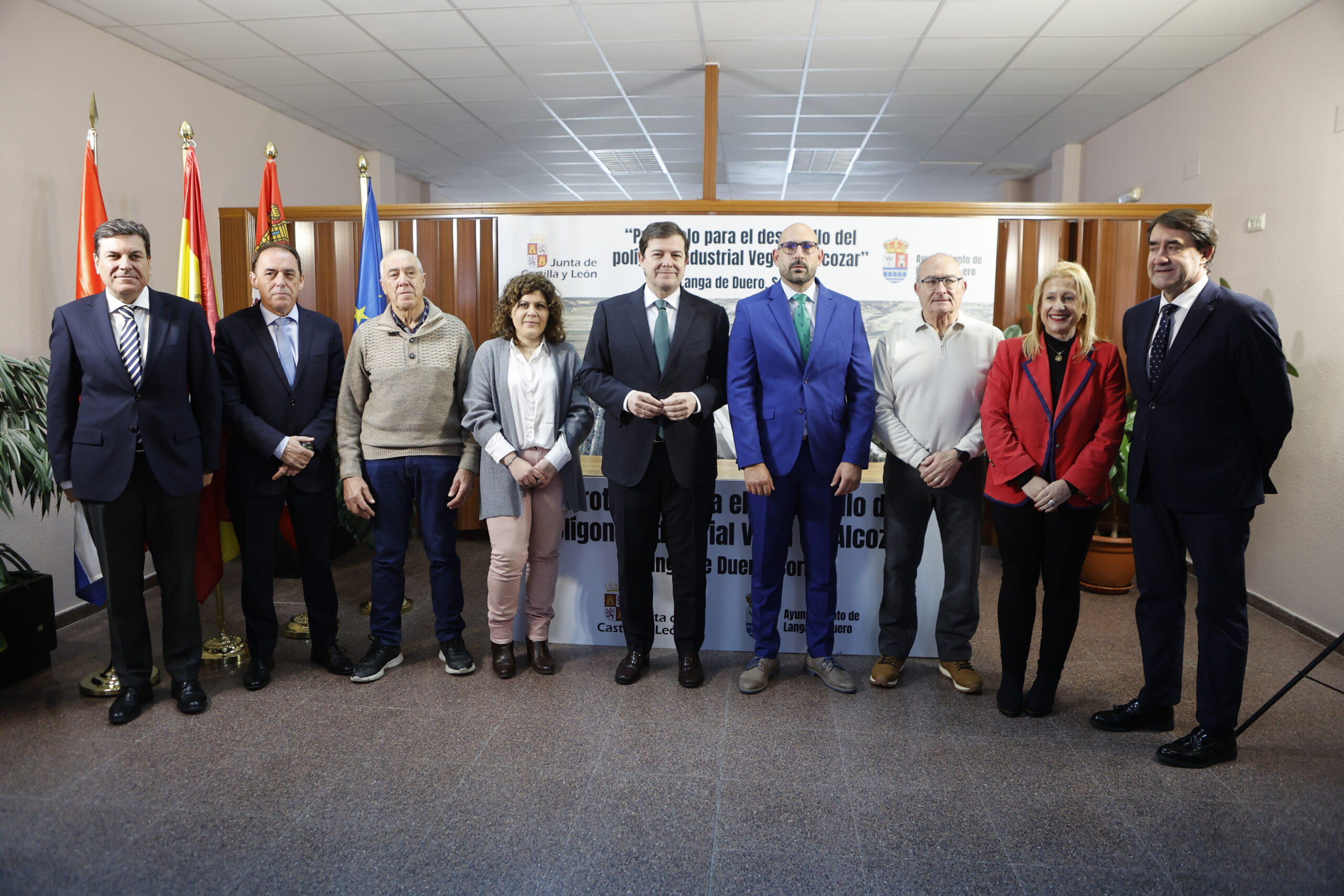 La Junta aporta nueve millones al nuevo polígono industrial de Langa de Duero (Soria)