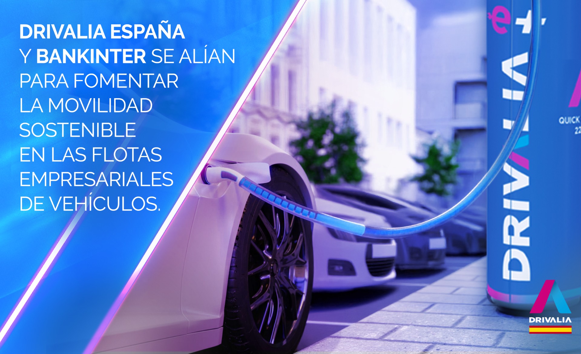 Drivalia y Bankinter se alían para fomentar la movilidad sostenible en las flotas empresariales de vehículos