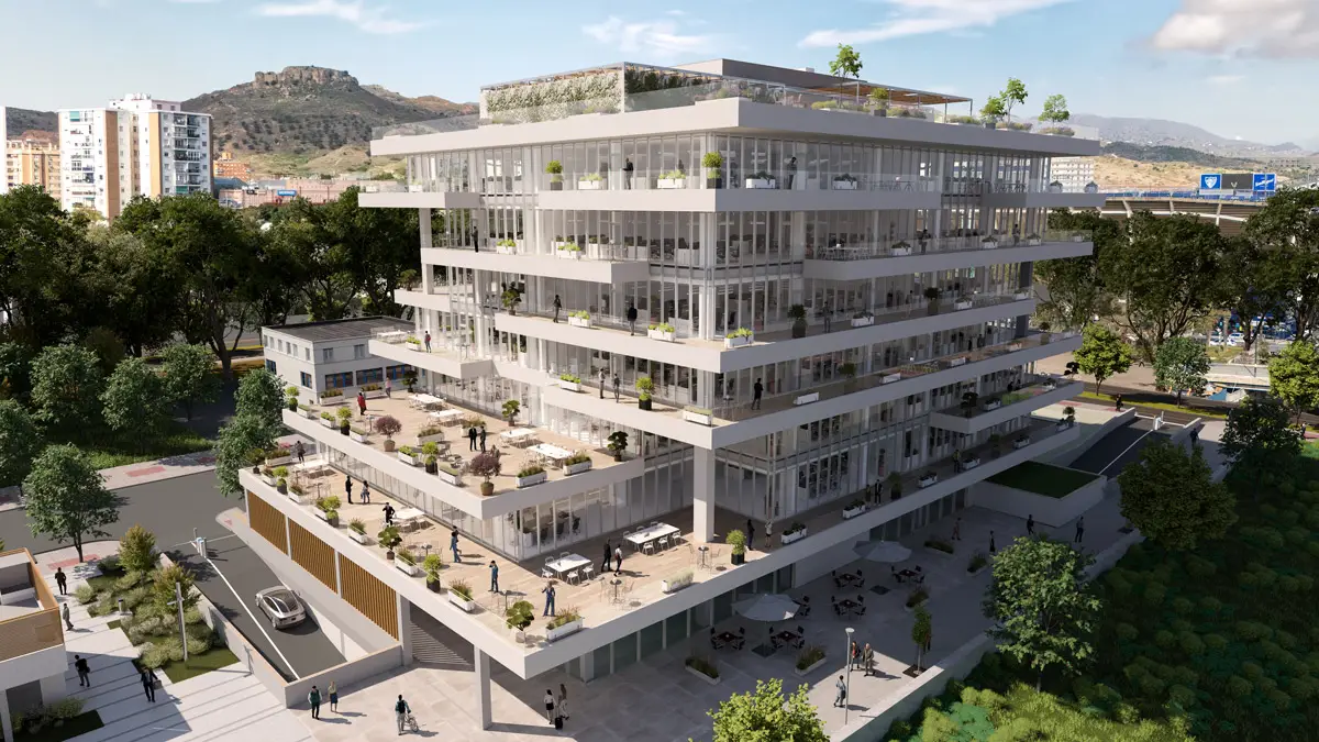 Grupo Insur revoluciona el mercado de oficinas de Málaga con sus edificios inteligentes Ágora y Noa