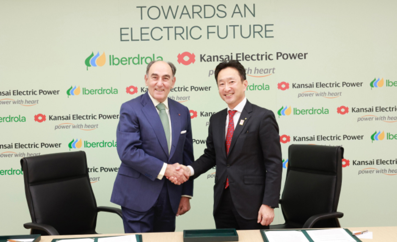 Iberdrola y Kansai amplían su alianza estratégica para acelerar la electrificación global