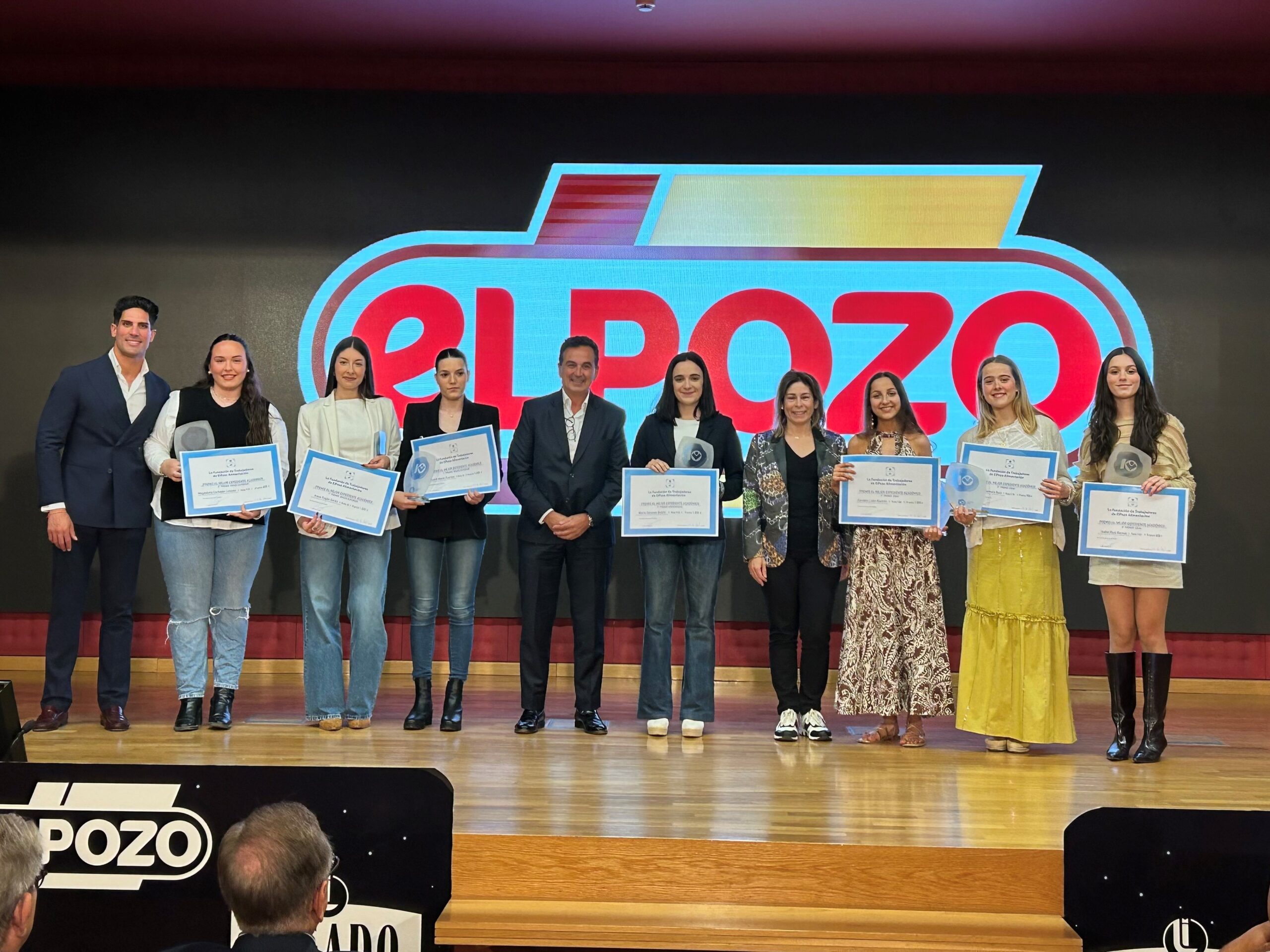 La Fundación de Trabajadores de El Pozo Alimentación entrega sus premios al Mejor Expediente Académico