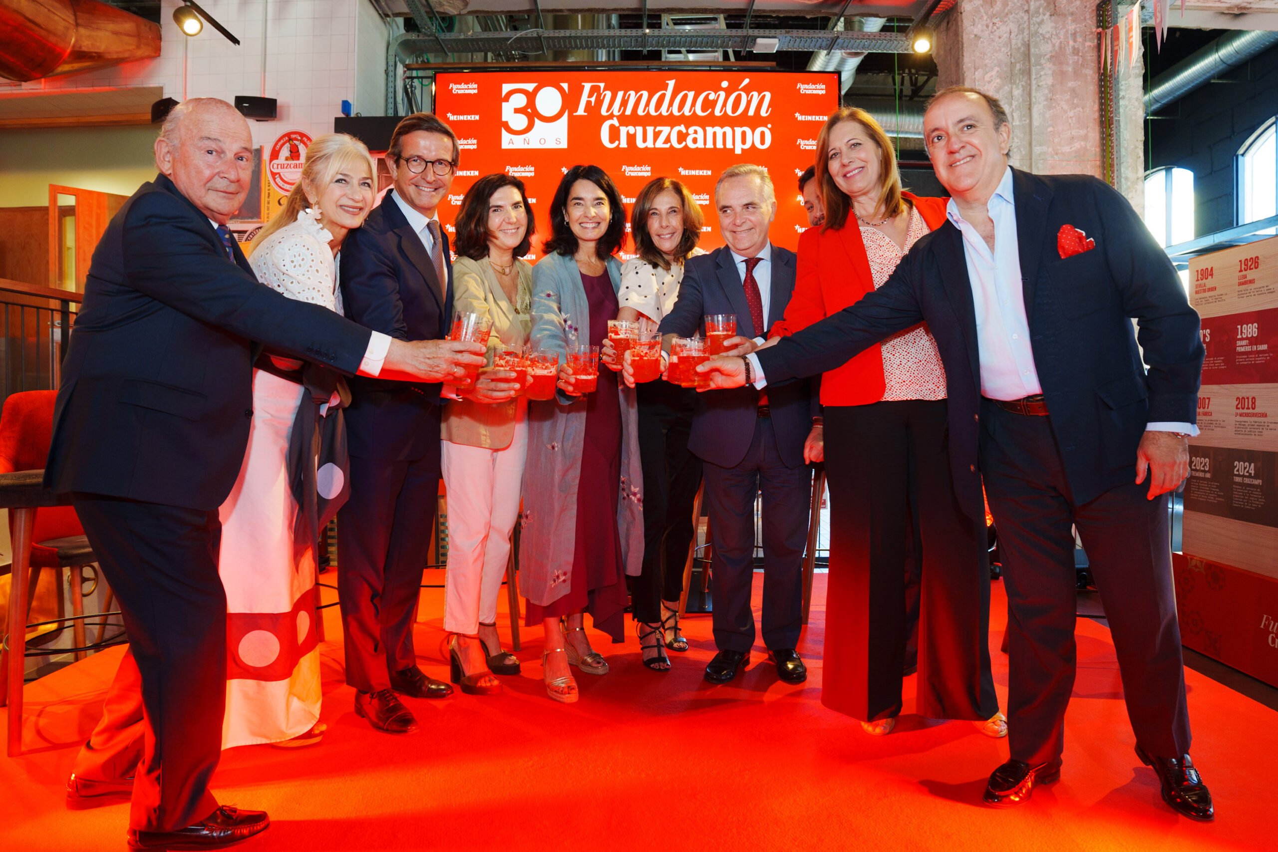 Fundación Cruzcampo celebra sus 30 años brindando por las personas, a la hostelería y la cultura cervecera  