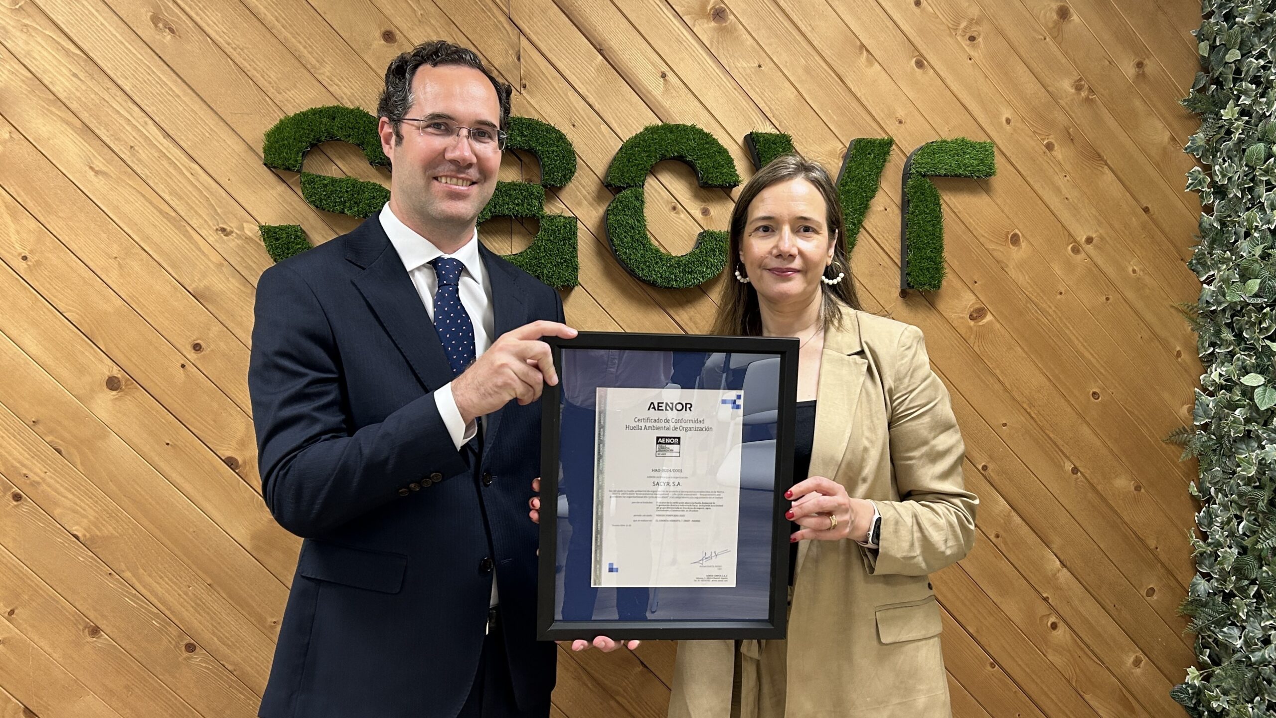 Sacyr es la primera empresa del sector de las infraestructuras en verificar su huella ambiental