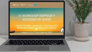 La UPV y ACEDE reunirán a un centenar de referentes internacionales para debatir sobre resiliencia, adaptación y recuperación ante crisis climáticas
