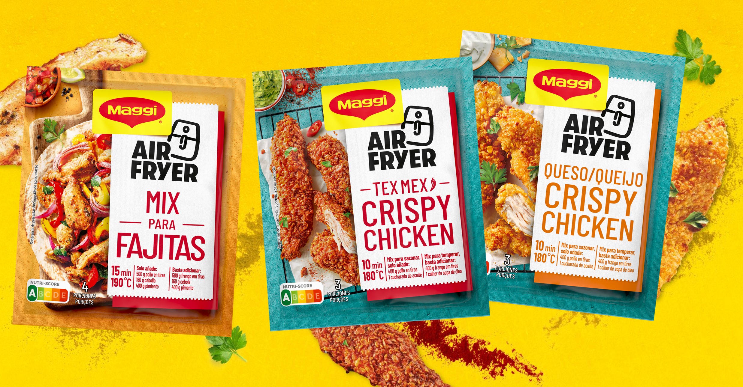 Maggi lanza una innovadora gama para air fryer