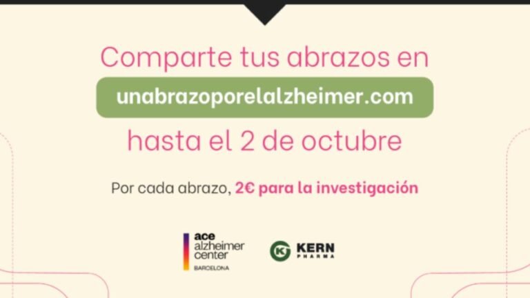 Arranca una nueva edición de la iniciativa solidaria de Kern Pharma: ‘Un abrazo por el Alzheimer’
