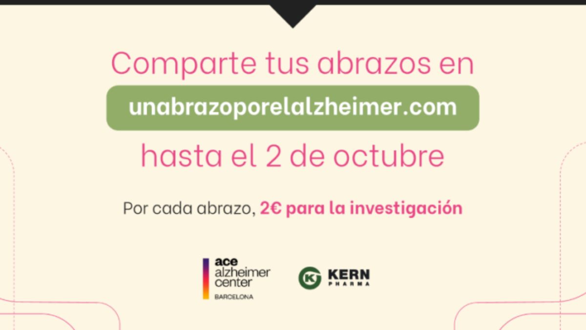 Arranca una nueva edición de la iniciativa solidaria de Kern Pharma: ‘Un abrazo por el Alzheimer’