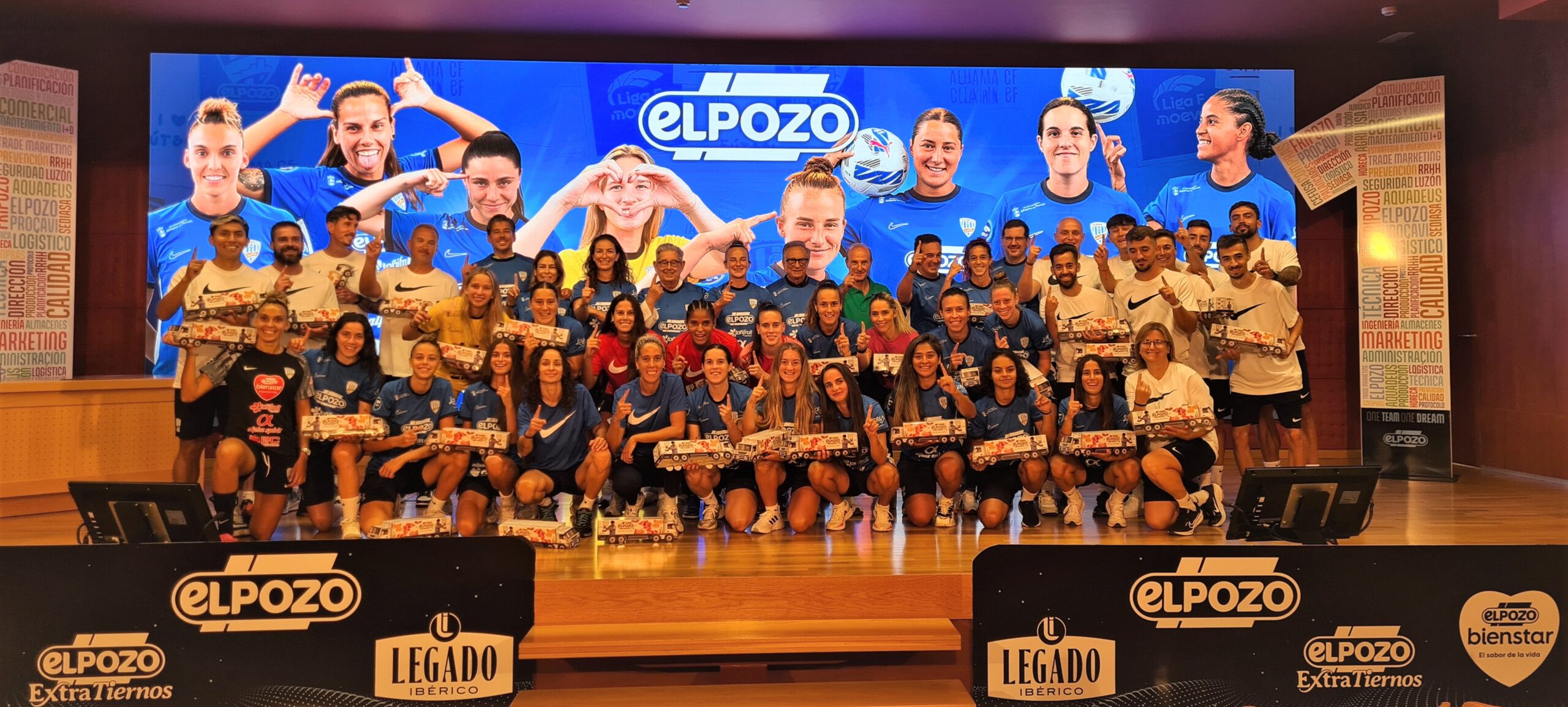 El Pozo Alimentación ayuda al deporte femenino al renovar su patrocinio con el Alhama Club de Fútbol ElPozo