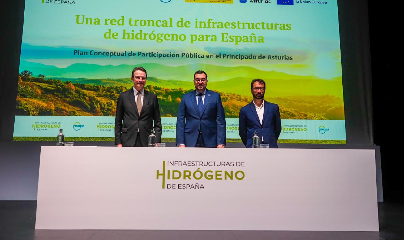 Enagás lanza el Plan de Participación Pública de la Red de Hidrógeno en Asturias