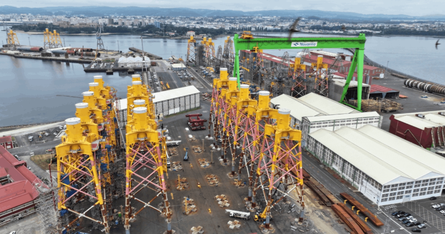 El BEI y CaixaBank se alían para apoyar la fabricación de componentes de energía eólica marina de Navantia Seanergies