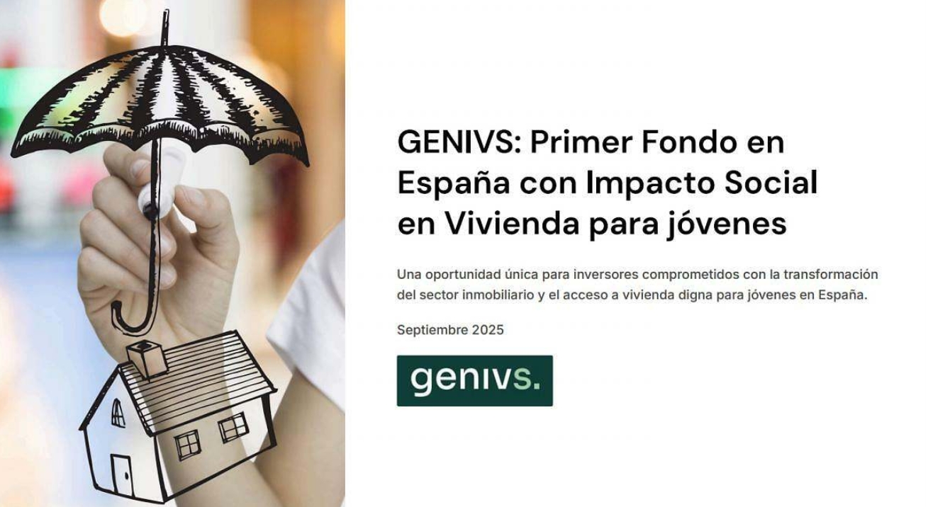 Genivs lanza fondo de inversión para impulsar vivienda protegida en alquiler para jóvenes
