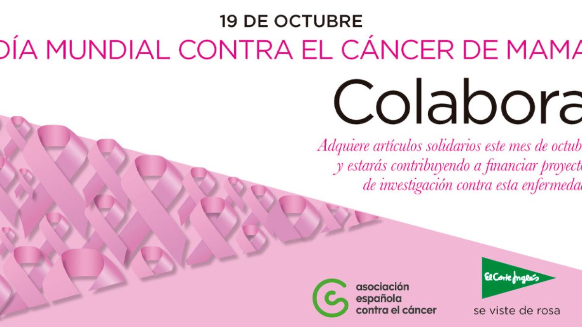 El Corte Inglés lanza una nueva campaña para financiar la investigación en cáncer de mama