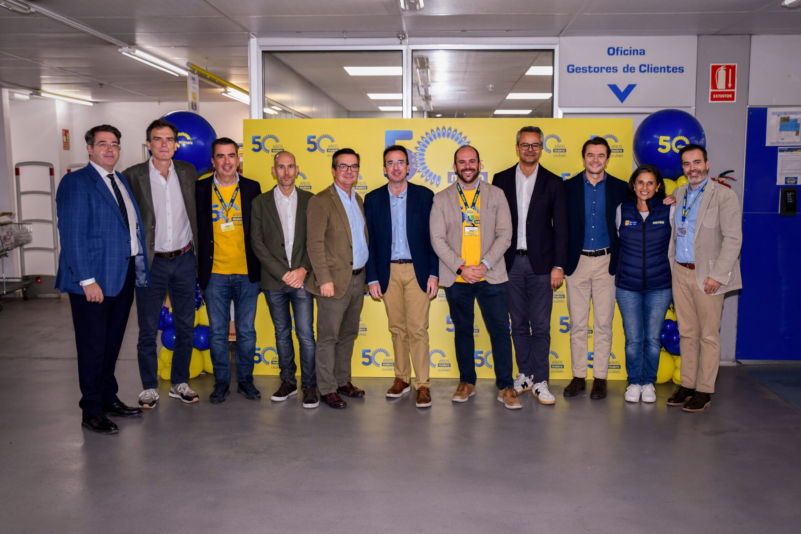 Makro celebra 50 años de su cash&carry y 10 años de su centro de distribución a hostelería en Leganés