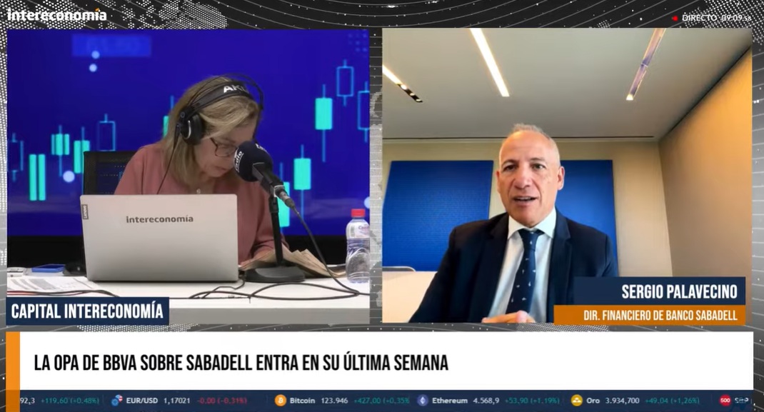 Sergio Palavecino (Sabadell): ‘La OPA del BBVA tiene poco atractivo y no alcanzará el 50%’