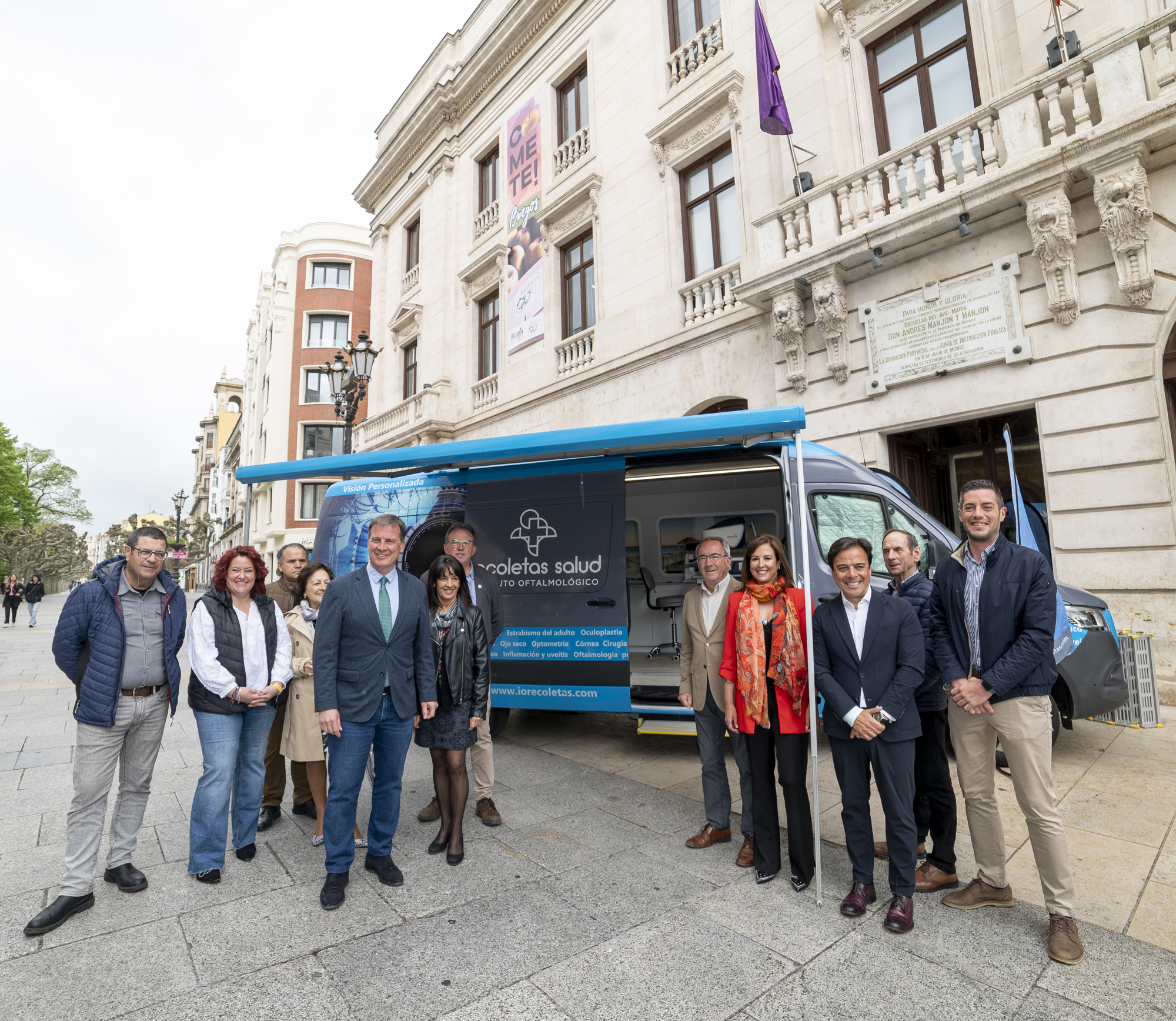 Más de 1.400 burgaleses de 42 pueblos se han revisado la vista con el proyecto asistencial de Recoletas Salud