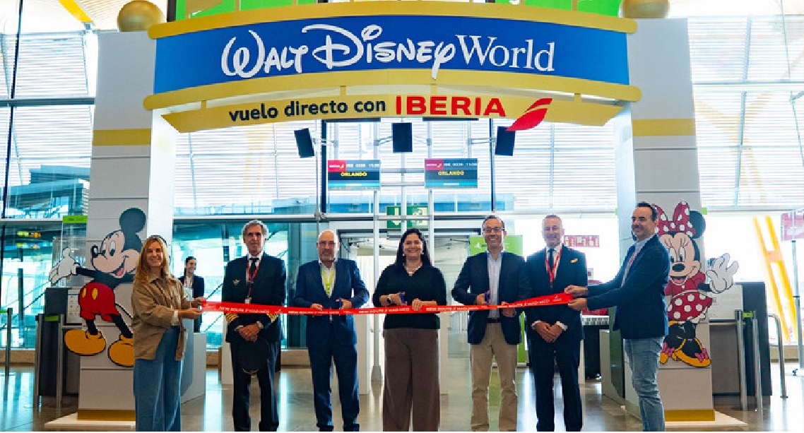 Iberia inaugura la única conexión directa entre Madrid y Orlando