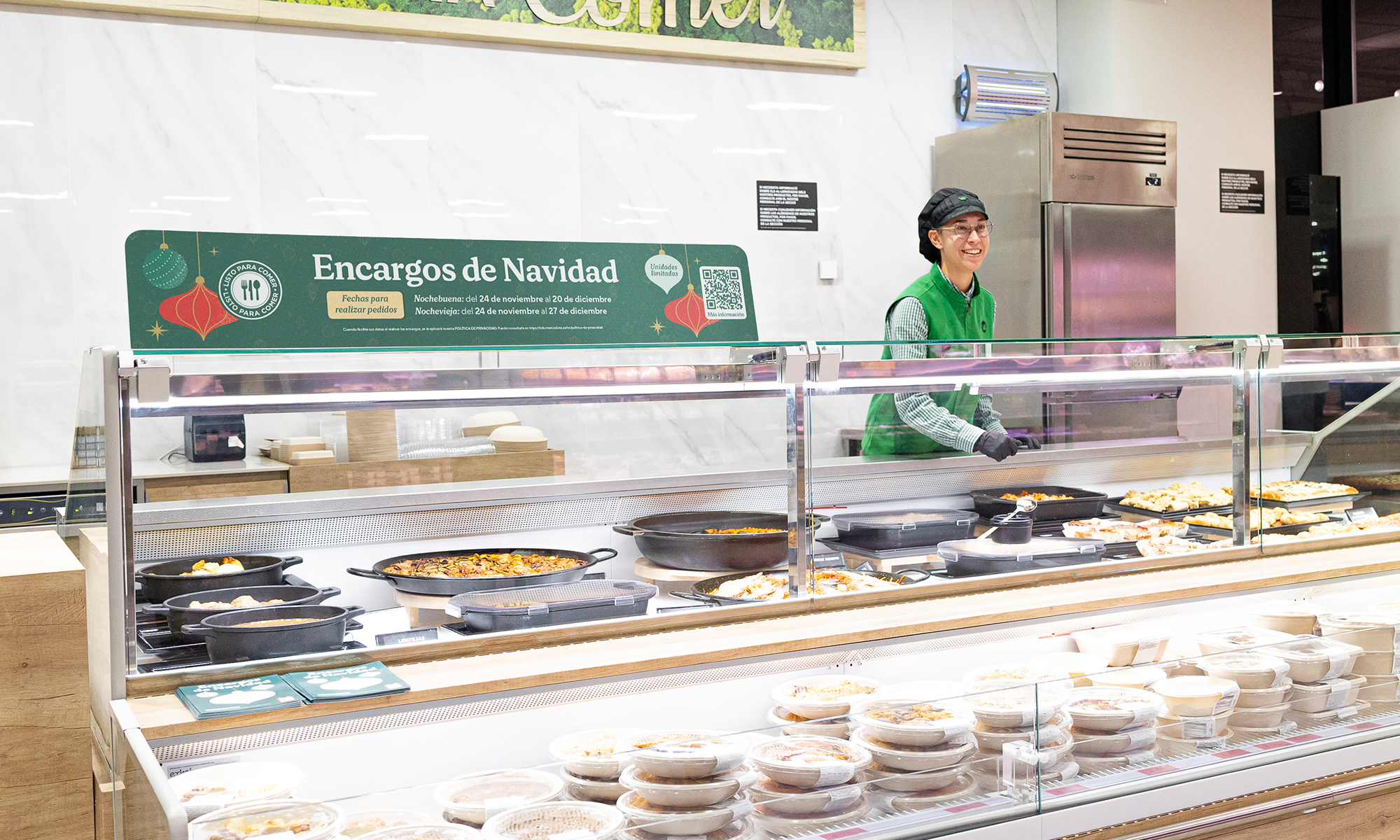 Mercadona encarga la Navidad con la tradición del mostrador ‘Listo para comer’