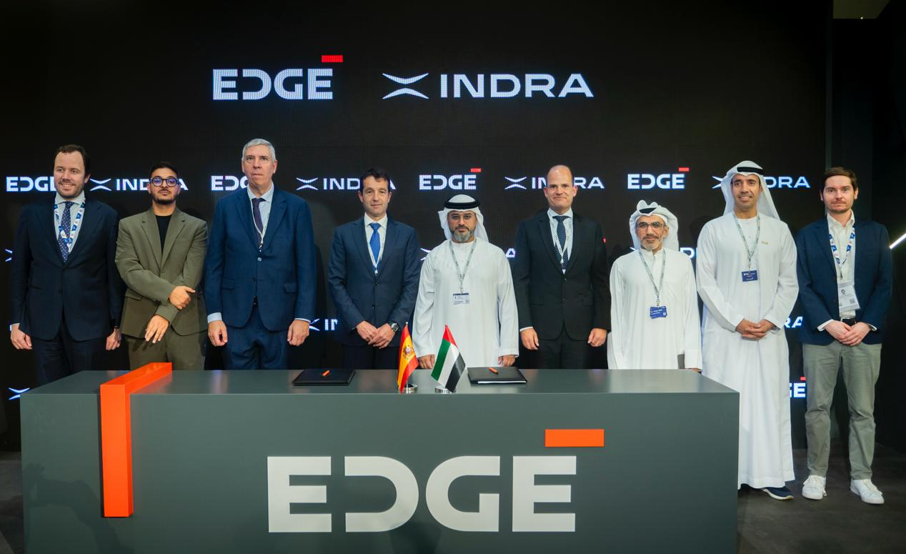Indra se afianza en defensa en Emiratos y planea una empresa en España con Edge Group