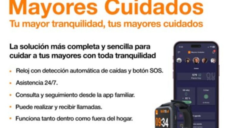 Orange lanza “Mayores Cuidados”: la mejor asistencia para las personas mayores y tranquilidad para su familia
