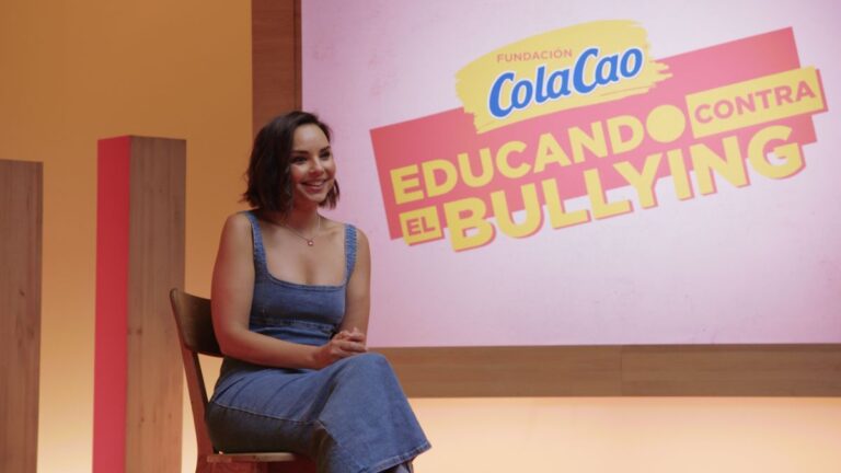 Chenoa revela en “Educando Contra el Bullying” de la Fundación ColaCao su historia de acoso escolar y la importancia de pedir ayuda