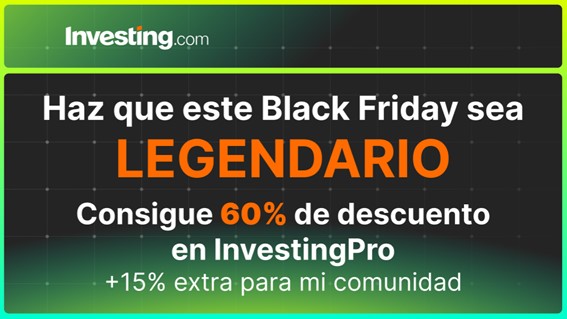 Consigue InvestingPro al mejor precio del año por Black Friday: ¡Hasta el 75% de descuento!