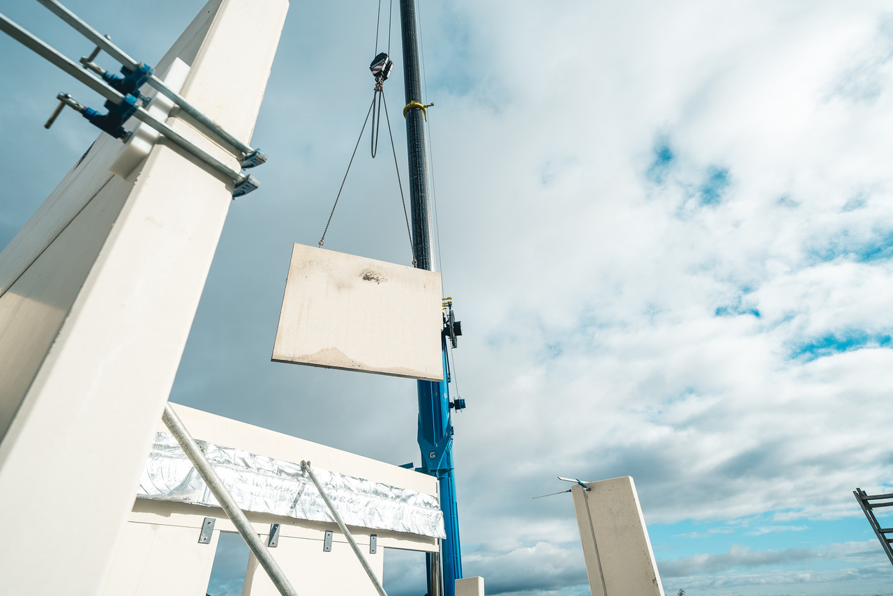 La Casa de Hormigón muestra cómo la construcción industrializada reduce tiempos y mano de obra