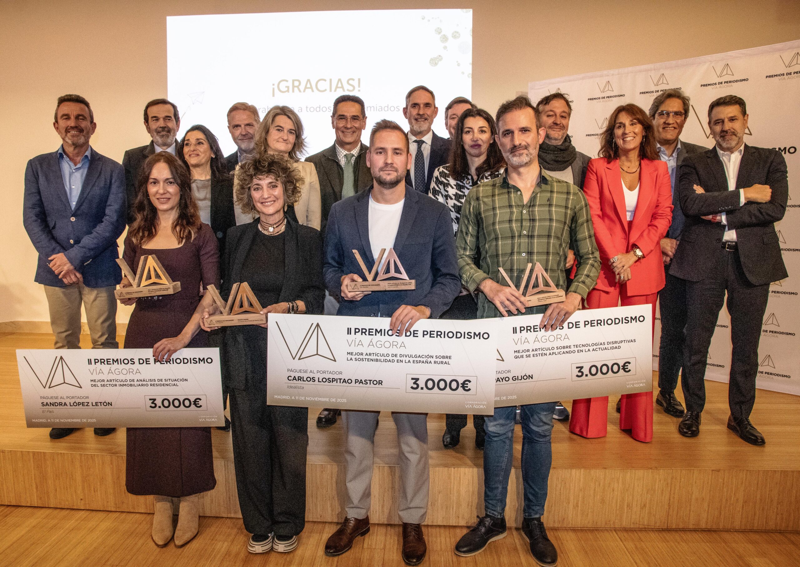 Se entregan los II Premios de Periodismo VÍA ÁGORA