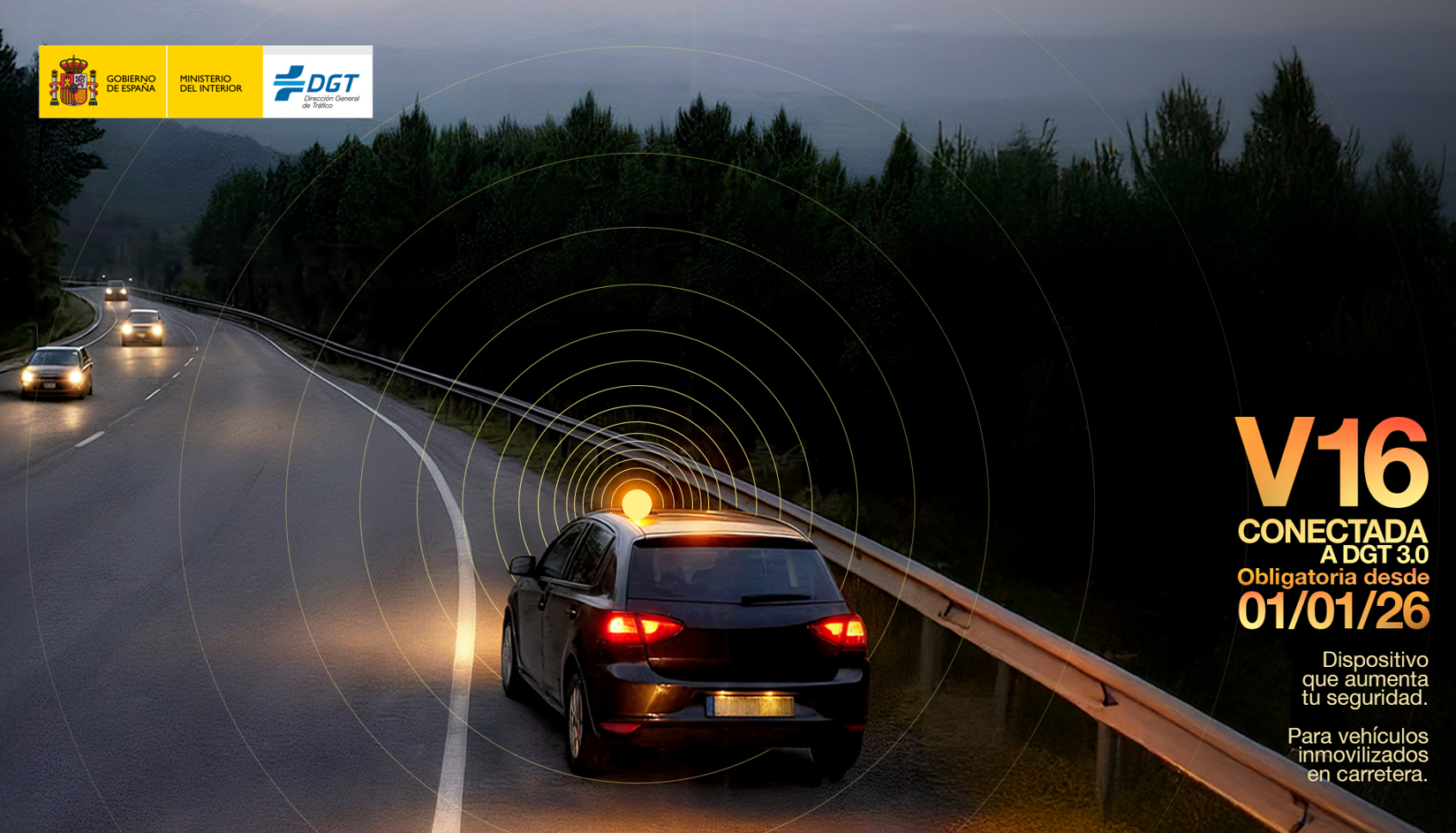 Todo lo que hay que saber sobre la baliza luminosa V-16, obligatoria desde el 1 de enero de 2026