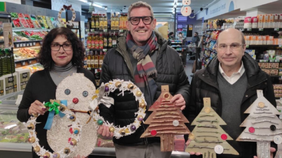 Plusfresc y Fundación Aspros impulsan la inclusión social y economía circular con decoración navideña sostenible