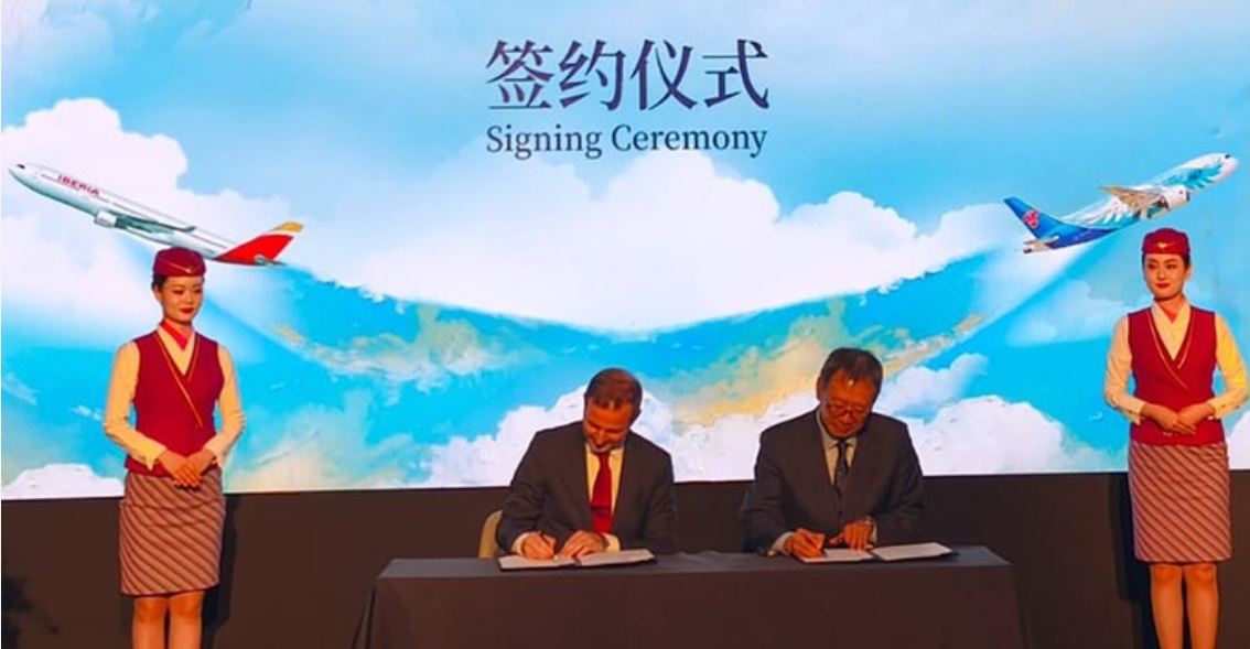 Iberia se expande en Asia con un acuerdo de código compartido con China Southern