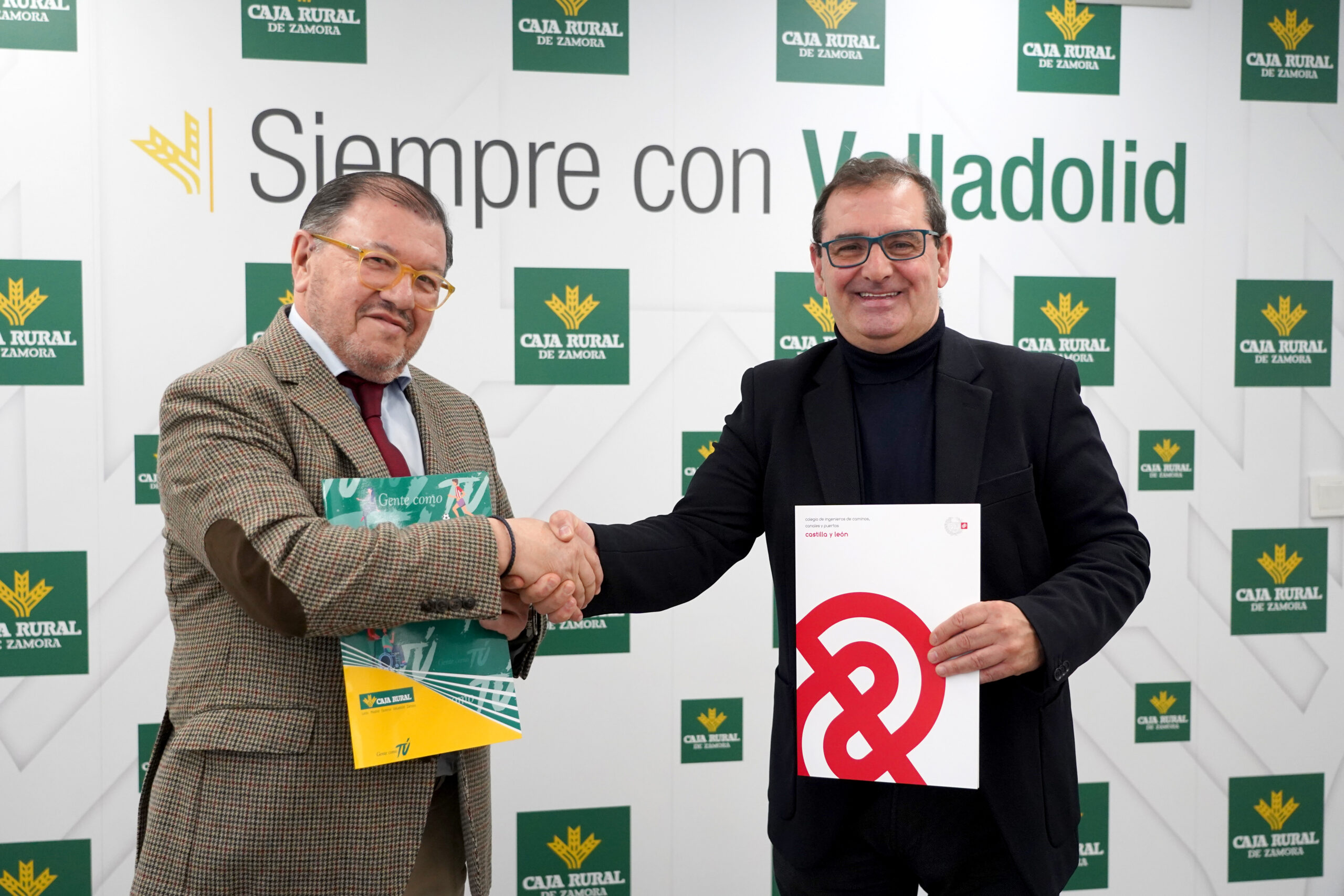 Caja Rural Zamora y Colegio de Ingenieros de Caminos firman un acuerdo que refuerza actuaciones conjuntas