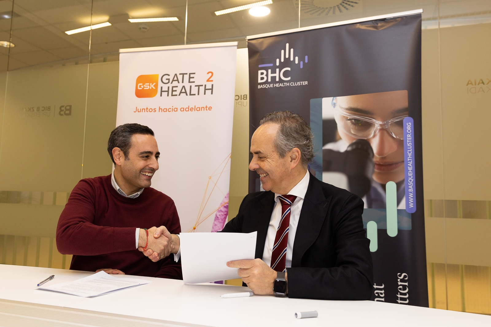 Basque Health Cluster y GSK impulsan una alianza para reforzar la colaboración y la innovación en salud en Euskadi