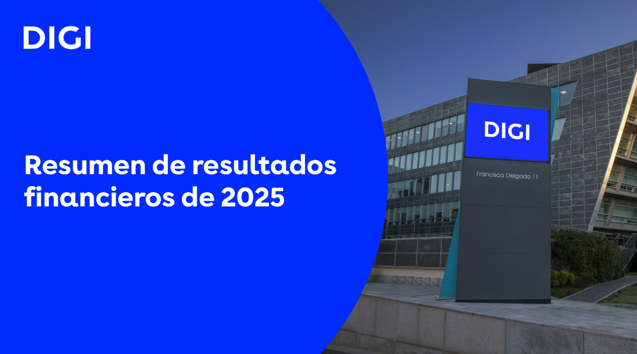 DIGI ingresa más de 929 millones de euros en 2025, un 19% más respecto al año anterior 