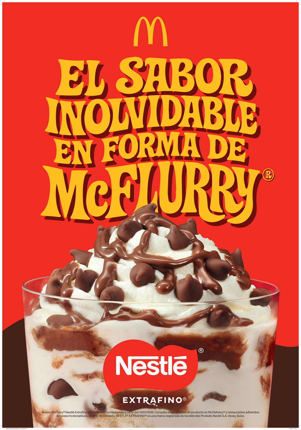 McDonald’s y Nestlé Professional se unen para lanzar el primer McFlurry con Nestlé® Extrafino®