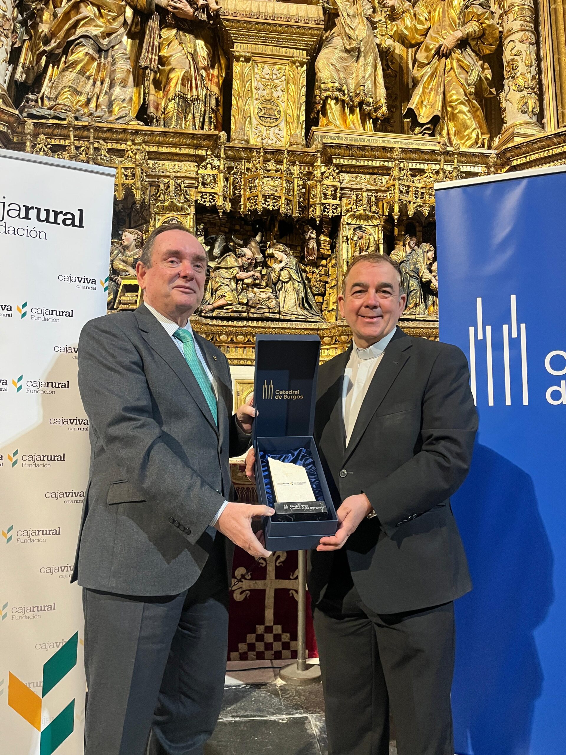 Cajaviva y Fundación Caja Rural se unen al proyecto ‘Piedras Vivas’ en favor de la Catedral de Burgos