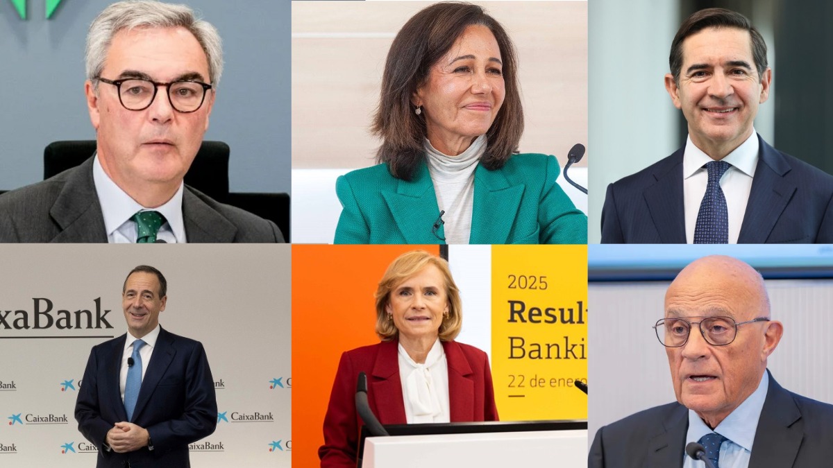 Los seis grandes bancos cotizados ganan un 7% más, pese al pinchazo del Sabadell