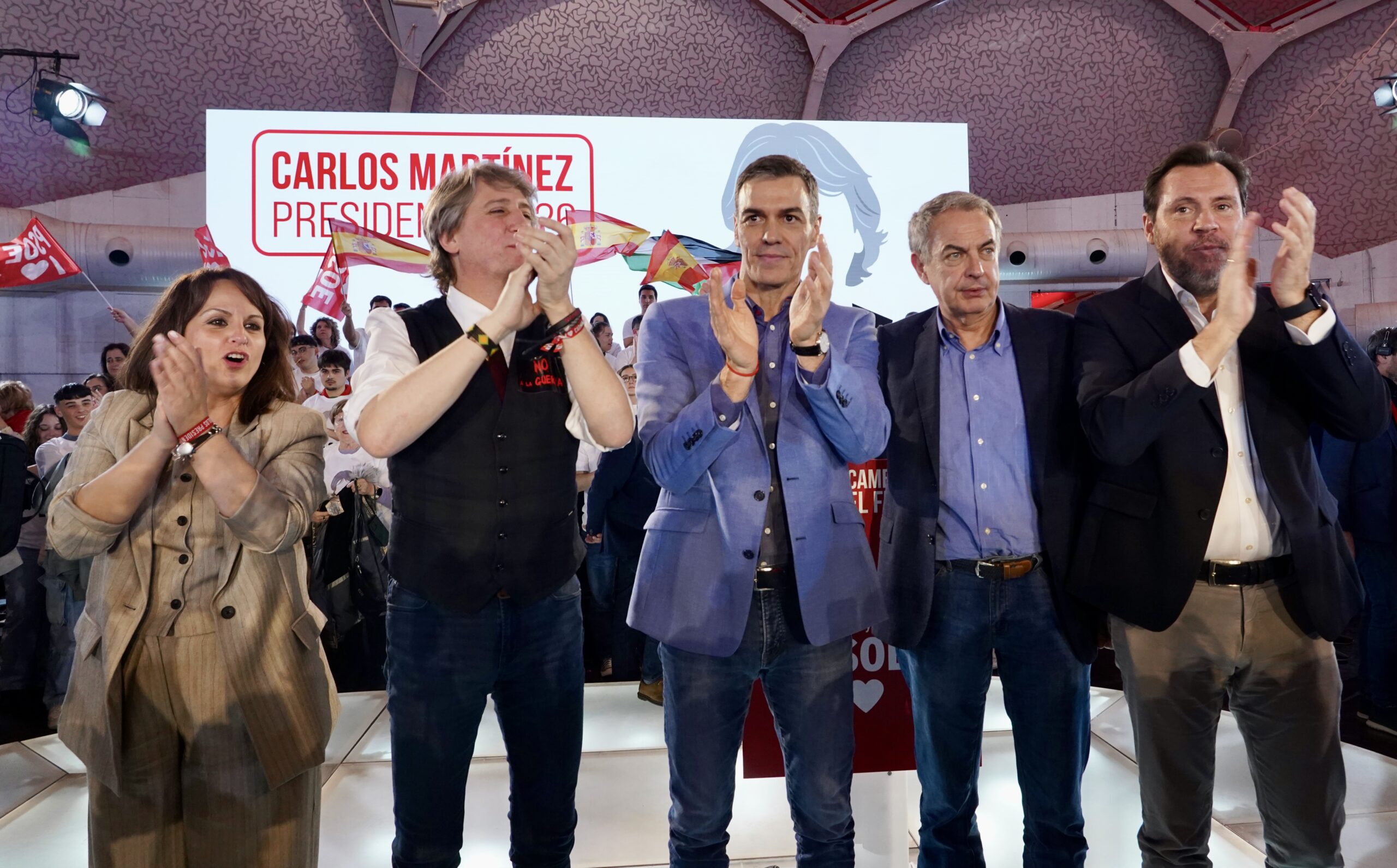 Sánchez apela al voto «progresista» frente al «odio de Abascal» y el «tedio de Mañueco»