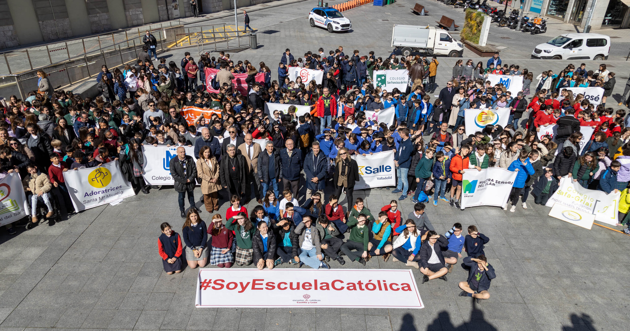 Más de 800 alumnos de 26 colegios participan en Valladolid en el Día de Escuelas Católicas