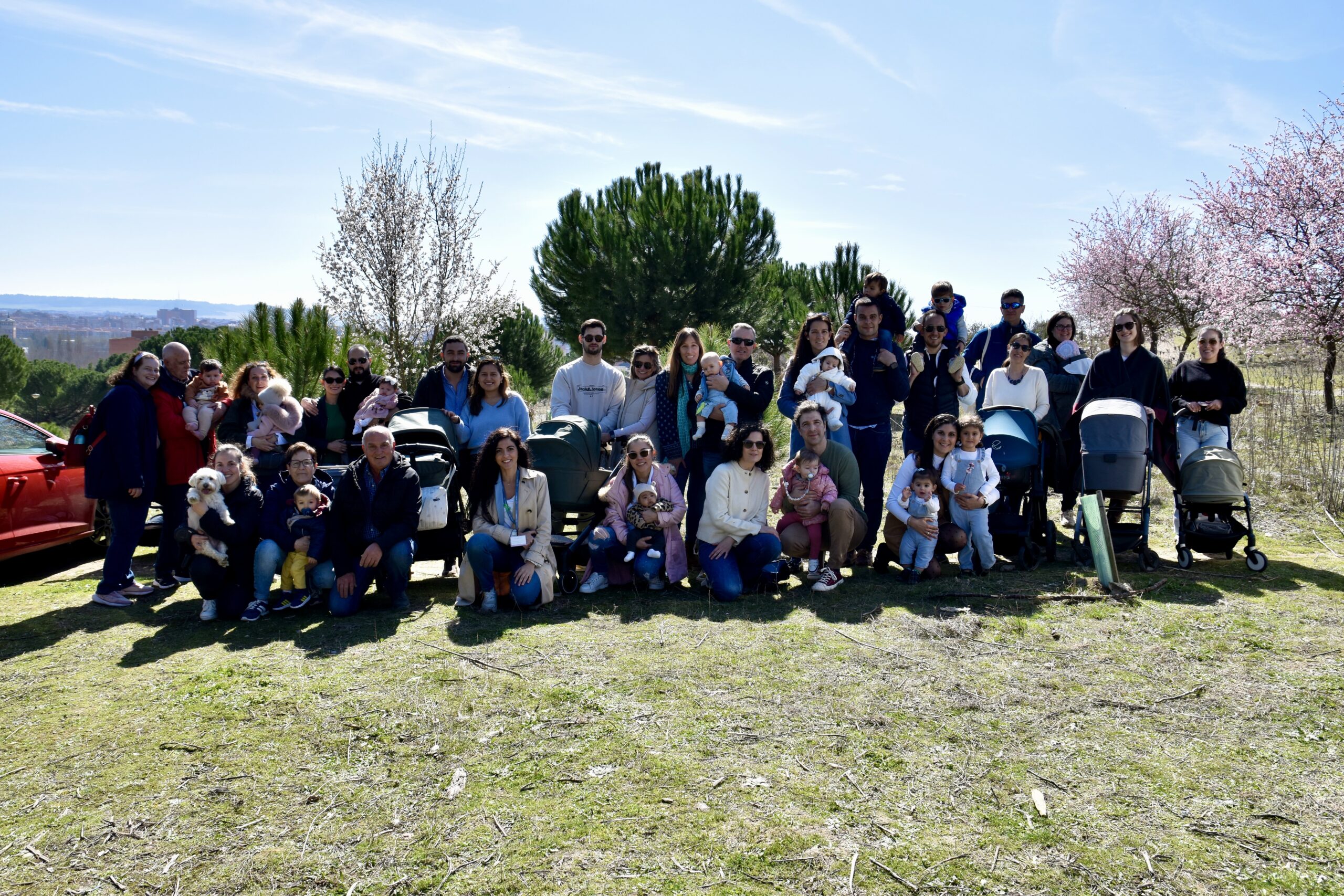 Recoletas Salud y grupos de familias plantan un árbol por cada niño nacido en su hospital de Valladolid