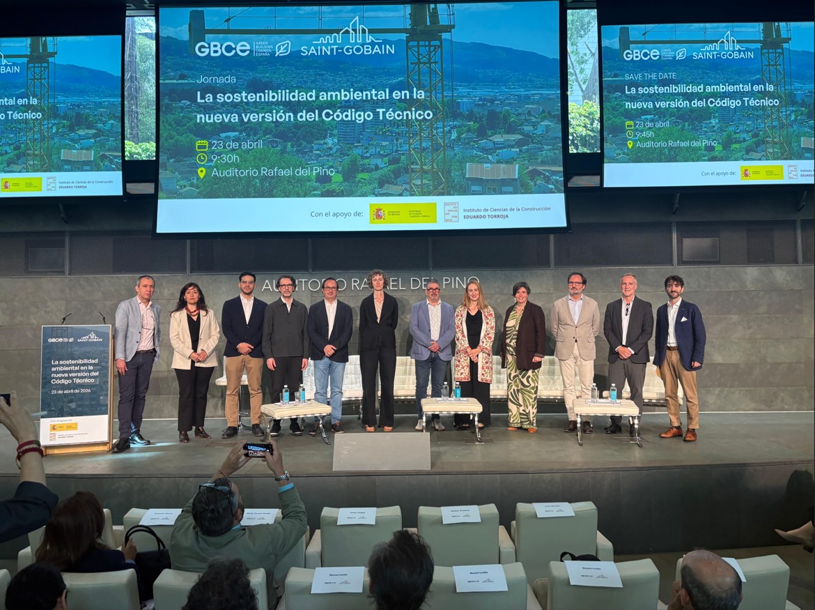 GBCE Y SAINT-GOBAIN analizan el nuevo código técnico y su impacto en la sostenibilidad