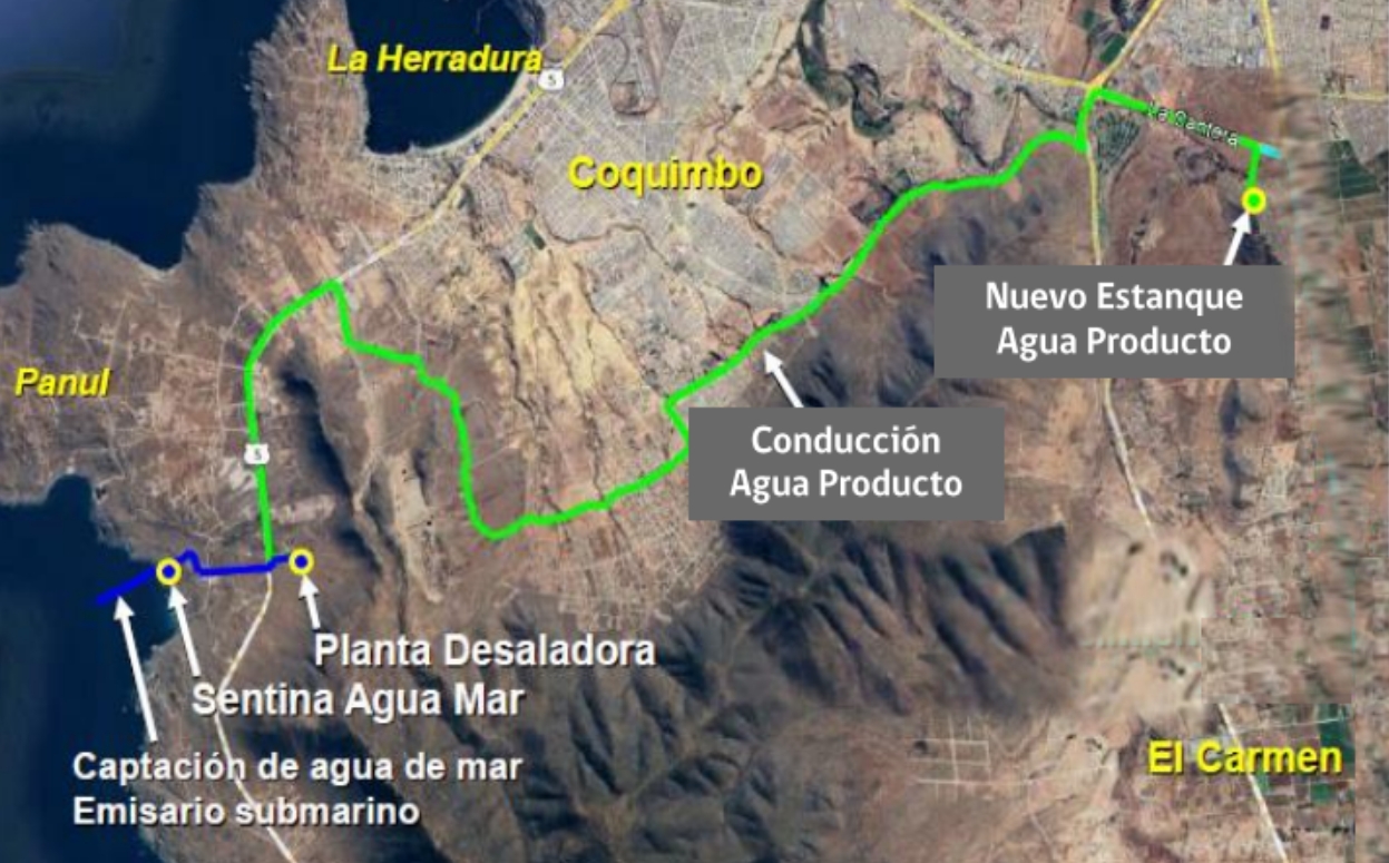 Sacyr Agua formaliza la adjudicación de la primera planta desaladora concesionada de Chile