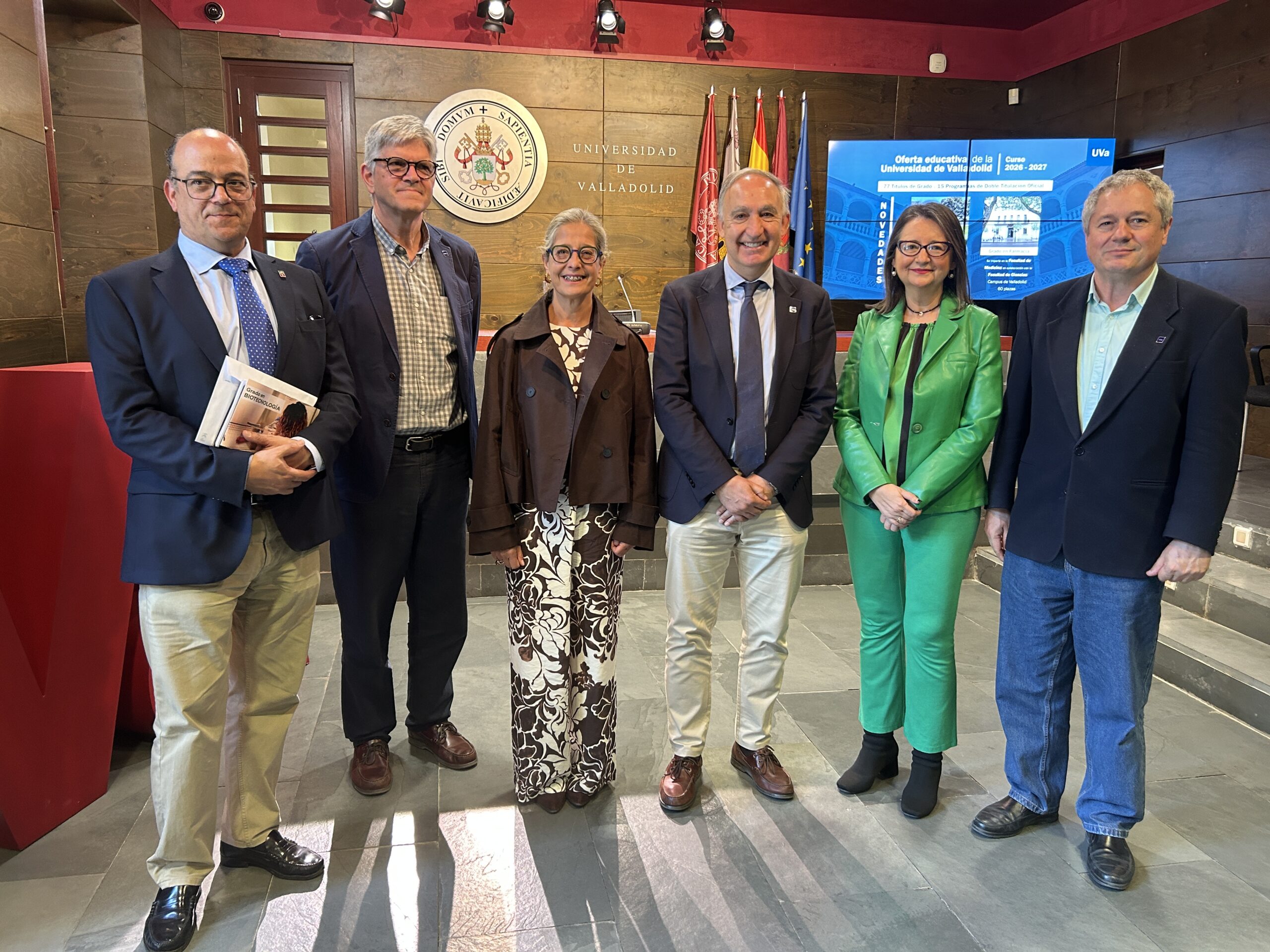 La Universidad de Valladolid impartirá este curso 77 titulaciones tras incorporar Farmacia y Biotecnología
