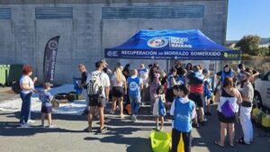 Grupo Albia moviliza a 60 personas para limpiar playas y fondos marinos en Pontevedra