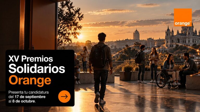 Orange abre la XV edición de sus Premios Solidarios con 90.000 euros para proyectos de impacto social y medioambiental