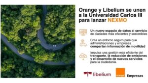 NEXMO impulsa la movilidad sostenible y la eficiencia urbana con datos seguros, liderado por Orange y UC3M